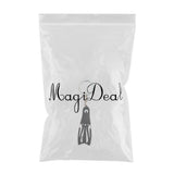 Maxbell Novelty Mini Dive Fins Flippers Key Chain Holder Keyring Keychain  White