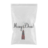 Maxbell Novelty Mini Dive Fins Flippers Key Chain Holder Keyring Keychain  Red