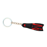 Maxbell Novelty Mini Dive Fins Flippers Key Chain Holder Keyring Keychain  Red