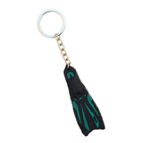 Maxbell Novelty Mini Dive Fins Flippers Key Chain Holder Keyring Keychain  Green