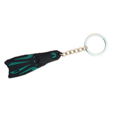 Maxbell Novelty Mini Dive Fins Flippers Key Chain Holder Keyring Keychain  Green