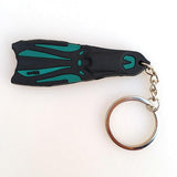 Maxbell Novelty Mini Dive Fins Flippers Key Chain Holder Keyring Keychain  Green
