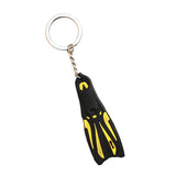 Maxbell Novelty Mini Dive Fins Flippers Key Chain Holder Keyring Keychain  Yellow