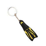 Maxbell Novelty Mini Dive Fins Flippers Key Chain Holder Keyring Keychain  Yellow