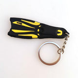 Maxbell Novelty Mini Dive Fins Flippers Key Chain Holder Keyring Keychain  Yellow