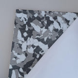 Maxbell EVA Foam Teak Sheet Yacht Surfboard Decking Self-Adhesive Pad Fleeced Black White Camouflage