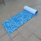 Maxbell EVA Foam Teak Sheet Yacht Surfboard Decking Self-Adhesive Pad Fleeced Blue White Camouflage