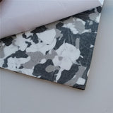 Maxbell EVA Faux Teak Decking Mat Boat Marine Flooring Sheet black white camouflage