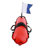 Maxbell Inflatable Marker Diving Flag Buoy Signal Float Scuba Snorkeling Orange2