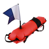 Maxbell Inflatable Marker Diving Flag Buoy Signal Float Scuba Snorkeling Orange2