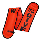 Maxbell 4Ft Scuba Diving Surface Marker Buoy SMB Underwater Safety Buoy Float Orange