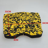 Maxbell Traction Surfboard Surfing Anti-Slip Mat Yacht Deck Tail Adhesive Pad Yellow