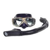 Maxbell Diving Gear Diver Mask Dry Snorkel Set Scuba Snorkeling Breathing Tube