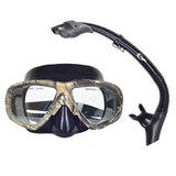 Maxbell Diving Gear Diver Mask Dry Snorkel Set Scuba Snorkeling Breathing Tube