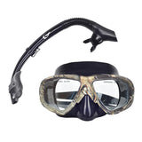 Maxbell Diving Gear Diver Mask Dry Snorkel Set Scuba Snorkeling Breathing Tube