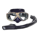 Maxbell Diving Gear Diver Mask Dry Snorkel Set Scuba Snorkeling Breathing Tube