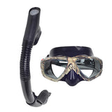 Maxbell Diving Gear Diver Mask Dry Snorkel Set Scuba Snorkeling Breathing Tube