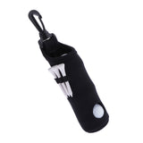 Max Neoprene Practice Golf Ball Tees Bag Carry Storage Pouch Case Holder Black