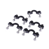 Maxbell 5 Pack C-Type Buckle Set Kayaking Surfing Canoe Boat Pad Eyes with Screws