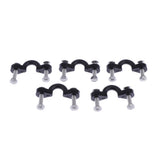 Maxbell 5 Pack C-Type Buckle Set Kayaking Surfing Canoe Boat Pad Eyes with Screws