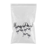 Maxbell 5 Pack C-Type Buckle Set Kayaking Surfing Canoe Boat Pad Eyes with Screws