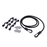 Maxbell Kayak Bungee Cord Paddle Fishing Rod Holder with Double End Hook & Pad Eyes