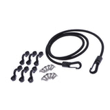 Maxbell Kayak Bungee Cord Paddle Fishing Rod Holder with Double End Hook & Pad Eyes