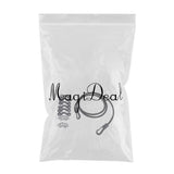 Maxbell Kayak Bungee Cord Paddle Fishing Rod Holder with Double End Hook & Pad Eyes