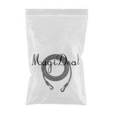 Maxbell 8mm Heavy Duty Rubber Bungee Cord Rope Elastic Lanyard with Hooks Clips 2.5m