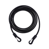 Maxbell 8mm Heavy Duty Rubber Bungee Cord Rope Elastic Lanyard with Hooks Clips 1m