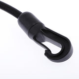 Maxbell 8mm Heavy Duty Rubber Bungee Cord Rope Elastic Lanyard with Hooks Clips 1m