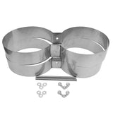 Maxbell Stainless Steel Double Scuba Diving Cylinder Tank Bands for Various Size