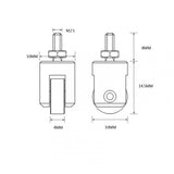 Maxbell Standard Contact Point for Dial Indicators Bike Wheel Turning Tester Parts