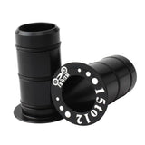 Maxbell Pair Bike Hub Front Tube Shaft Conversion Seat Adapter 15mm to 12mm Black