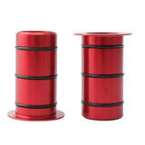 Maxbell Pair Bike Hub Front Tube Shaft Conversion Seat Adapter 15mm to 12mm Red