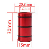 Maxbell Pair Bike Hub Front Tube Shaft Conversion Seat Adapter 15mm to 12mm Red