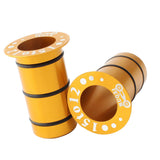 Max Pair Bike Hub Front Tube Shaft Conversion Seat Adapter 15mm to 12mm Gold