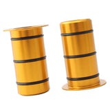 Max Pair Bike Hub Front Tube Shaft Conversion Seat Adapter 15mm to 12mm Gold