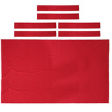 Maxbell 9 ft Wool Billiard Pool Table Cloth 9ft Pool Table Felt Accessories Red