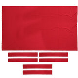 Maxbell 9 ft Wool Billiard Pool Table Cloth 9ft Pool Table Felt Accessories Red