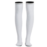 Maxbell Diving Long Socks Sun Protection Anti-Slip Over Knee Stockings White L