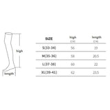 Maxbell Diving Long Socks Sun Protection Anti-Slip Over Knee Stockings White L