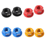 Maxbell Kids Bicycle Hubs Nut M10 Folding Balance Bike Wheel Hubs Axle Nuts Black
