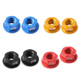 Maxbell Kids Bicycle Hubs Nut M10 Folding Balance Bike Wheel Hubs Axle Nuts Black