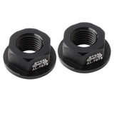 Maxbell Kids Bicycle Hubs Nut M10 Folding Balance Bike Wheel Hubs Axle Nuts Black