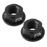 Maxbell Kids Bicycle Hubs Nut M10 Folding Balance Bike Wheel Hubs Axle Nuts Black