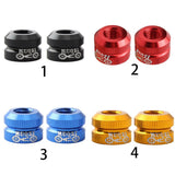 Maxbell Bike Vacuum Tire Law Mouth Nut Bicycle Tire Inner Tube Valve Caps Black