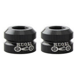 Maxbell Bike Vacuum Tire Law Mouth Nut Bicycle Tire Inner Tube Valve Caps Black
