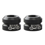 Maxbell Bike Vacuum Tire Law Mouth Nut Bicycle Tire Inner Tube Valve Caps Black
