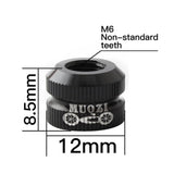 Maxbell Bike Vacuum Tire Law Mouth Nut Bicycle Tire Inner Tube Valve Caps Black